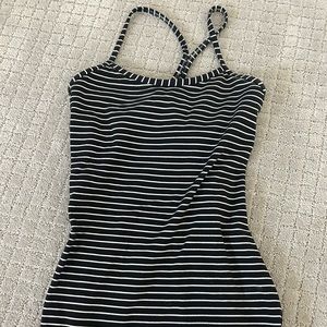 rare striped lululemon tank top